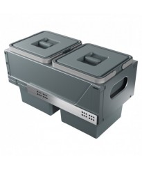 Pull Out Trash Can for kitchen base with big drawer BLOCK 2.0 U-TOP 2 bins total capacity 22qt (20lt)