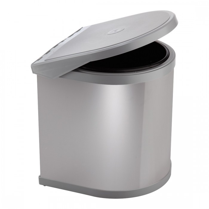 Stainless steel door-mounted automatic opening trash can RING 11qt (10lt) bin