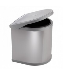 Stainless steel door-mounted automatic opening trash can RING 11qt (10lt) bin