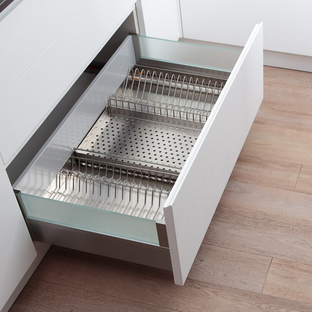 Dish rack for big drawers WIZARD X, base module 60 EU